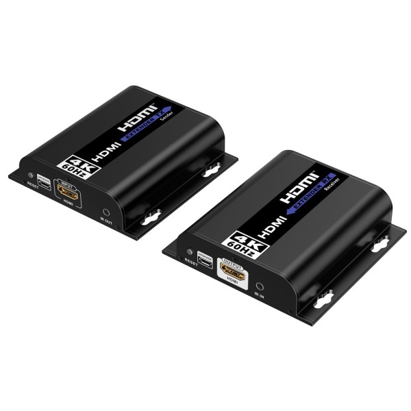 Acheter LENKENG HDMI-EXT-PRO-4K60 Extendeur de signal HDMI - Portée 120 m - Résolution 4K - Permet des connexions 1:M