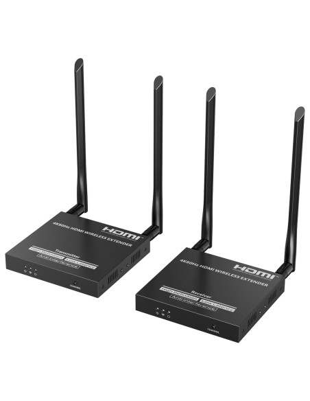 Comprar LENKENG HDMI-EXT-PRO-W-4K60 Extensor inalámbrico de señal HDMI - Alcance 50 m - Resolución 4K - Permite conexiones 1:M -
