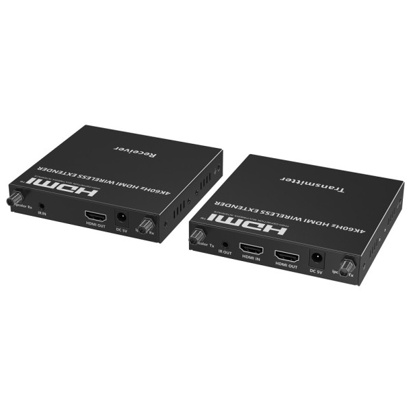 Lenkeng HDMI-EXT-W-4K60-V2 HDMI Extensor de sinal sem fio - Escopo 50 m - 4K Resolução - Permite 1: 1 - HDMI LOO