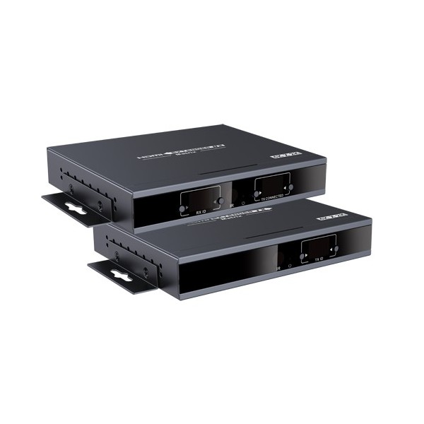 Lenkeng HDMI-Matrix-Pro-4K Matriz de sinal IP HDMI - permite a resolução NXM - 4K - inclui 1 emissor e 1 receptor