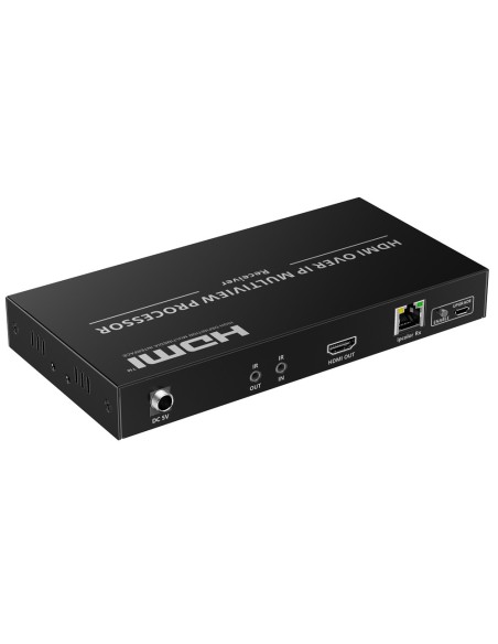 Lenkeng HDMI-Matrix-Pro-4K-V2-MV HDMI Matriz de sinal IP - Permitir NXM - 4K Resolução - Inclui 1 receptor MultiView