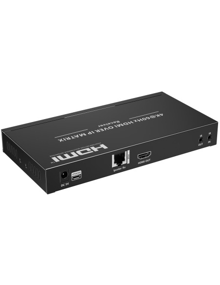 Matriz de sinal HDMI HDMI-Matrix-PRO-4K-V2-RX - Permite a resolução de NXM - 4K - inclui 1 receptor