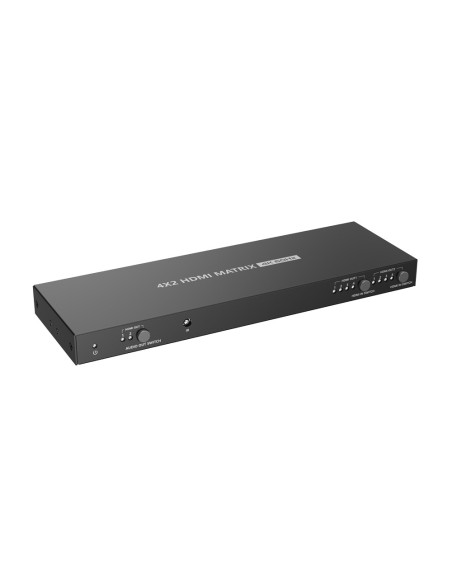 Matriz de sinal HDMI Lenkeng HDMI-MX-4X2-4K60 - Permite resolução de 4x2 - 4K