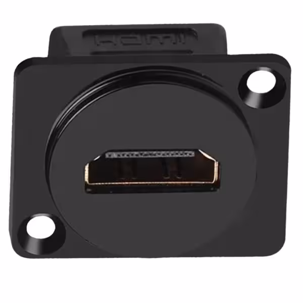 Acheter OEM HDMI-PLUG-D-FF Connecteur - Câble HDMI mâle vers câble HDMI mâle - Deux connecteurs HDMI femelles - Montage encastré