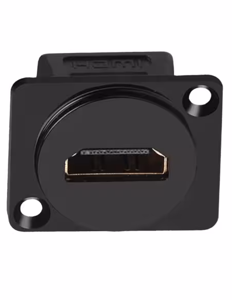 Acheter OEM HDMI-PLUG-D-FF Connecteur - Câble HDMI mâle vers câble HDMI mâle - Deux connecteurs HDMI femelles - Montage encastré