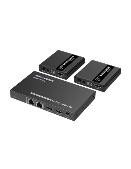 Lenkeng HDMI-SPL-1X2-4K30-CAT6 HDMI Sinal Splitter Extender - Escopo 40 m - 4K Resolução - Permite 1: 2 - Conexões HDMI