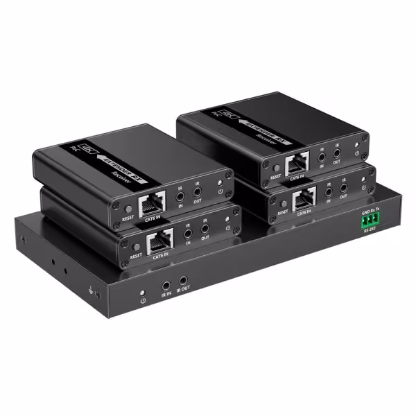 Acheter LENKENG HDMI-SPL-1X4-4K30-CAT6 Prolongateur répartiteur de signal HDMI - Portée 40 m - Résolution 4K - Permet des connex