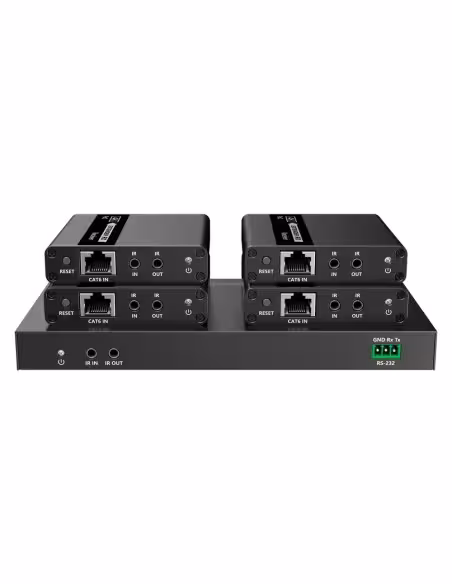 Acheter LENKENG HDMI-SPL-1X4-4K30-CAT6 Prolongateur répartiteur de signal HDMI - Portée 40 m - Résolution 4K - Permet des connex