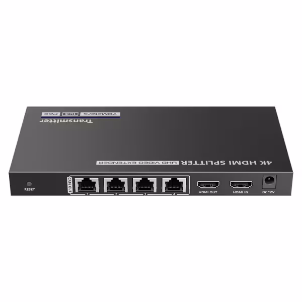 Acheter LENKENG HDMI-SPL-1X4-4K30-CAT6 Prolongateur répartiteur de signal HDMI - Portée 40 m - Résolution 4K - Permet des connex