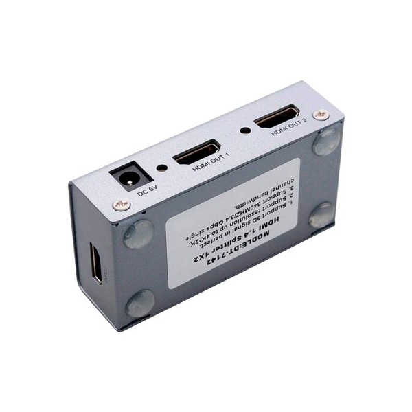 Comprar OEM HDMI-SPLITTER-2-4K Splitter de señal HDMI - Permite 1:4 - Resolución 4K HDMI-SPLITTER-2-4K