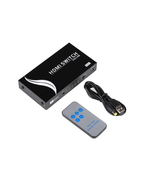 OEM HDMI-Switch-5-1-4K Signal Switch HDMI - Permite 5: 1 - Resolução 4K