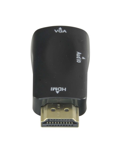 OEM HDMI-VGA Adaptador HDMI para VGA + Audio - Passivo, não precisa de energia - Converta uma saída HDMI no VGA + Audio - Reso