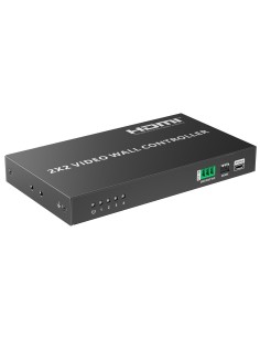 Lenkeng HDMI-VW-4-1080P60 videowall eletrônico HDMI - videowall 2x2 - Permite 1: 4 - Resolução FHD