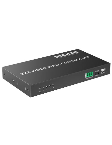 Comprar LENKENG HDMI-VW-4-1080P60 Electronica Videowall HDMI - Videowall 2x2 - Permite 1:4 - Resolución FHD HDMI-VW-4-1080P60