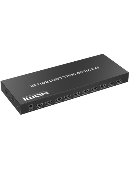 Kaufen LENKENG HDMI-VW-9-4K Elektronik HDMI-Videowall – Videowall 3x3 – Ermöglicht 1:9 – 4K-Auflösung