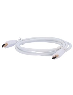 Acheter OEM Câble HDMI HDMI1-1W - Connecteurs HDMI type A mâle - Haute vitesse - 1 m - Couleur blanche - Connecteurs anticorrosi
