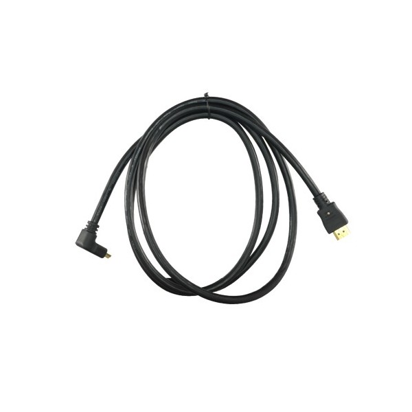 Comprar OEM HDMI1L-2 Cable HDMI - Conectores HDMI tipo A macho - Conector acodado 90° - 1.8 m - Color negro - Conectores anticor