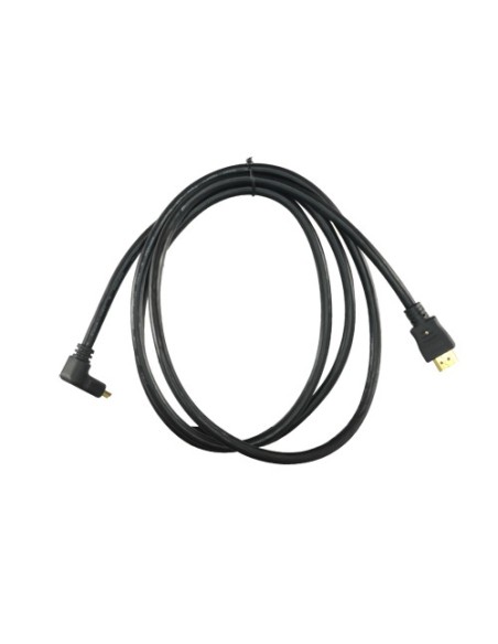 Comprar OEM HDMI1L-2 Cable HDMI - Conectores HDMI tipo A macho - Conector acodado 90° - 1.8 m - Color negro - Conectores anticor