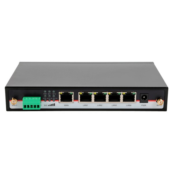 Hongdian HG-H8923-Nrea-CS-W2 Hongdian 5G Router Industrial - 5G Sub-6GHz SA / NSA - 5 portas Ethernet RJ45 Gigabit - Double Mode