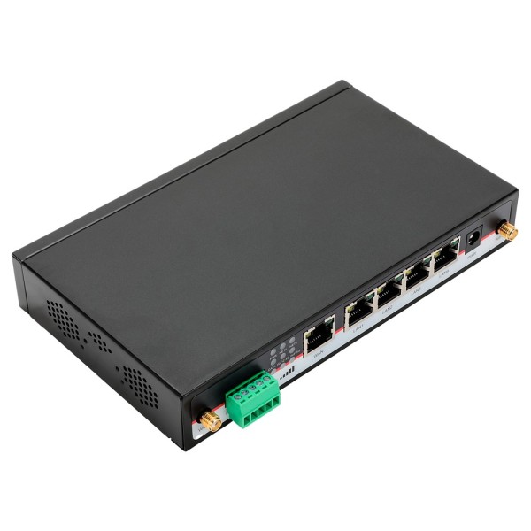 Hongdian HG-H8923-Nrea-CS-W2 Hongdian 5G Router Industrial - 5G Sub-6GHz SA / NSA - 5 portas Ethernet RJ45 Gigabit - Double Mode