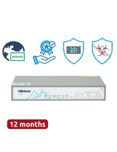 Hillstone Hill-SG-6000-A1000-HWBDL1-IN12 HURSTONE NETWORKS NGFW - Hardware + 1 Ano de Serviço Plus - 4Gbps FW / 1.5GBPPS NGFW TH