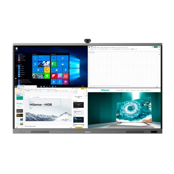 Comprar HISENSE HIS-65WR6BE Pantalla interactiva HISENSE 65" 4K  - Transmisión inalámbrica - Resolución 3840x2160 - Entrada