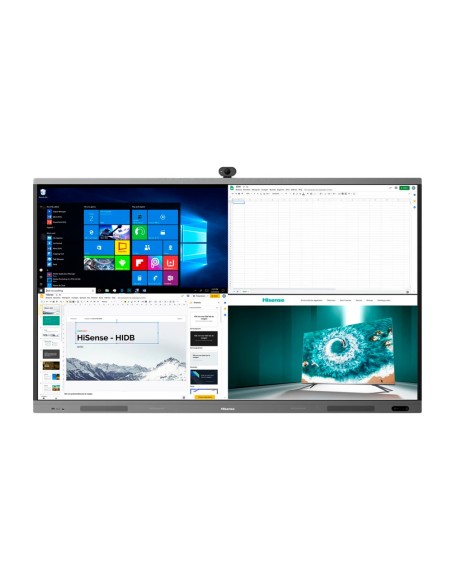 Comprar HISENSE HIS-65WR6BE Pantalla interactiva HISENSE 65" 4K  - Transmisión inalámbrica - Resolución 3840x2160 - Entrada