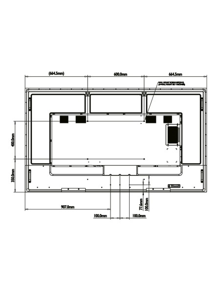 Hisense His-86b4e30t Hisense Dled 4K 86 "Monitor | E Série - Resolução 3840X2160 - 2 Entradas HDMI 2.0 - Uso Intensivo 18/7