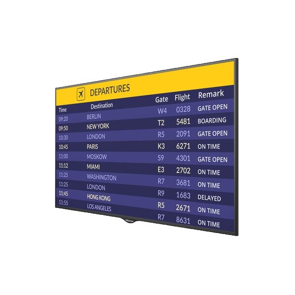 Hisense His-86bm66ae Monitor Digital Signage 86 & OT 4K - Poster Digital Local USB - Postery Cloud VisionInfo (opcional) 