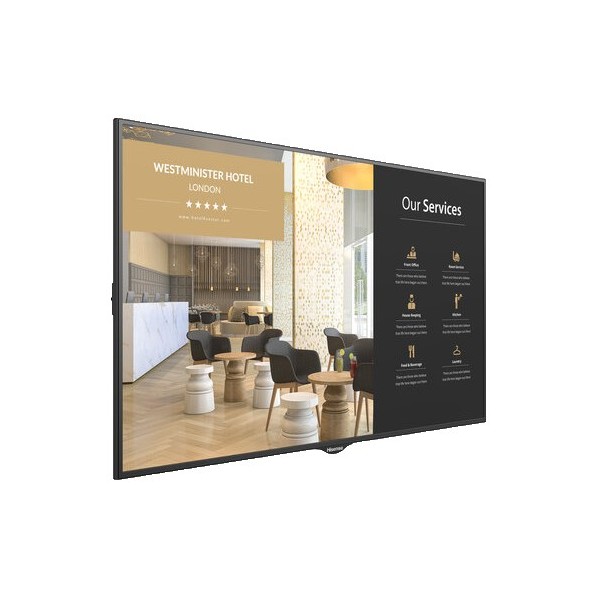 Hisense His-86bm66ae Monitor Digital Signage 86 & OT 4K - Poster Digital Local USB - Postery Cloud VisionInfo (opcional) 