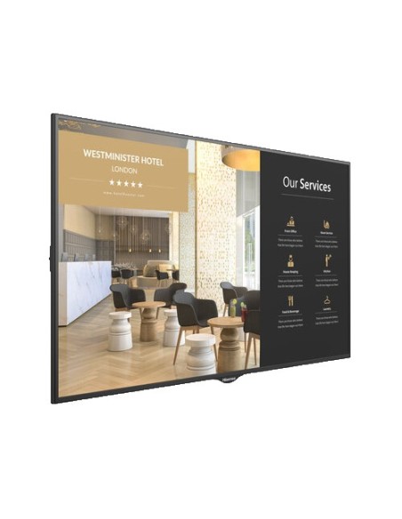 Comprar HISENSE HIS-86BM66AE Monitor digital signage 86" 4K - Cartelería digital local USB - Cartelería cloud VisionInfo (o