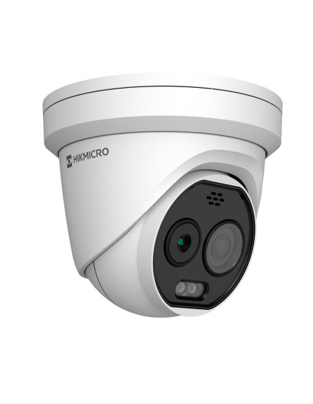 Hikvision Pro HM-TD1228-2 / G1 / T3A Dual IP Hikmicro Câmera Térmica - Sensor Térmico 256x192 Vox | Lente 2.1mm - sensor óptico 