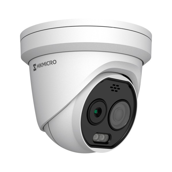 Hikvision Pro HM-TD1228T-2 / G1 / T3A Dual IP Hikmicro Camera térmica - Sensor Térmico 256x192 Vox | Lente 2.1mm - sensor óptico