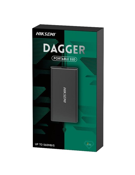 HIKSEMI HS-ESSD-T200N-Mini-2T-preto Mini Disco Rígido Portátil Hikvision - Capacidade 2Q - USB 3.2 Tipo de interface C - E Speed