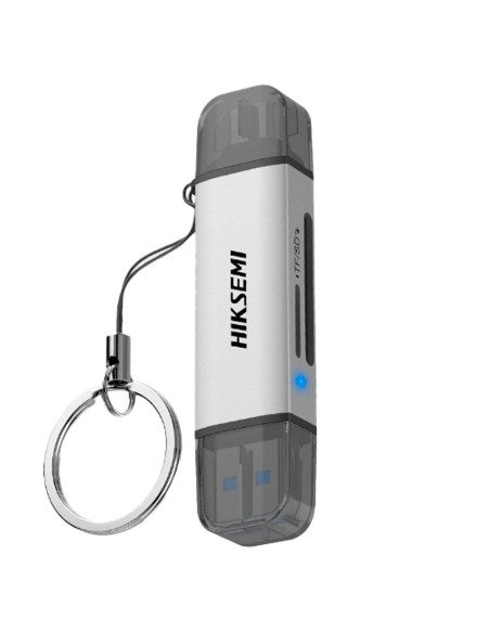Acheter HIKSEMI HS-HUB-CR01STD/A&C/U3/100 Lecteur de cartes Hikvision - Entrée : carte microSD et SD - Sortie : USB A et USB C -