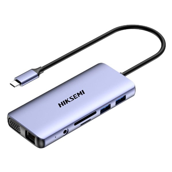Comprar HIKSEMI HS-HUB-DS11STD/A/T/S/2U3/H/2U2/P/L/V Hub USB-C 11 en 1 Hikvision - Admite carga PD 100 W - Transferencia de dato