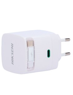 Comprar HIKSEMI HS-HUB-GAN67STD/2C/67W/WHITE/EU Hikvision - Cargador USB - Potencia 67W | Con tecnología GaN - Carga rápida - Sa