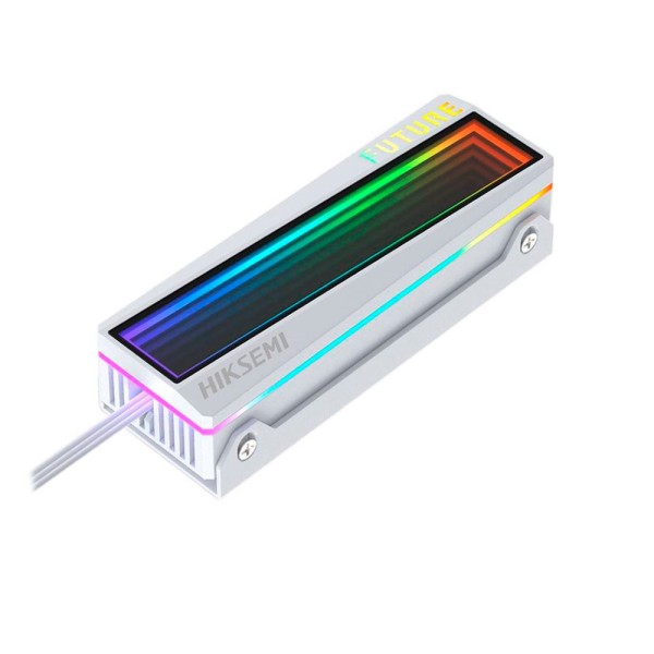Hiksemi HS-Radiator-MHR1STD / White / WC Wavsink para disco rígido SSD - Adequado para M.2 NVME e M.2 SATA - reduz até 16 ºC