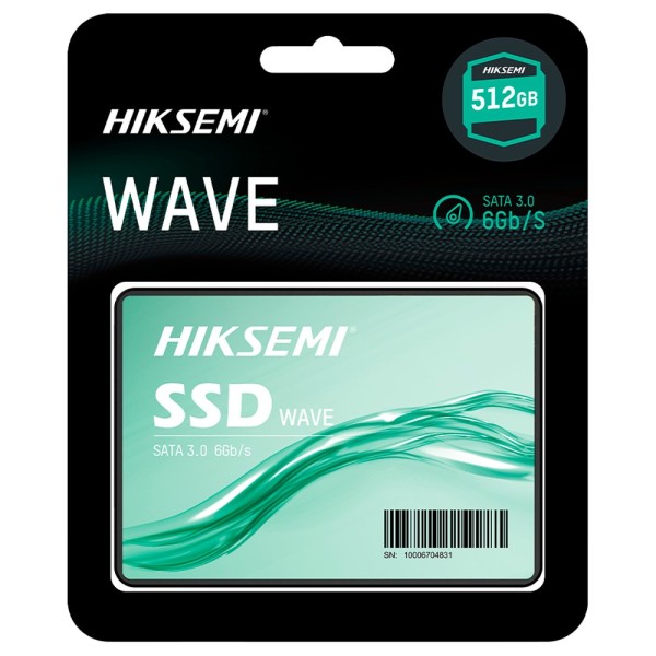 Comprar HIKSEMI HS-SSD-WAVE(S)-512G Disco duro Hikvision SSD - Capacidad 512 GB - Interfaz SATA III | TBW 170 TB - Velocidad de 