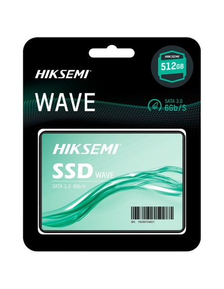 Comprar HIKSEMI HS-SSD-WAVE(S)-512G Disco duro Hikvision SSD - Capacidad 512 GB - Interfaz SATA III | TBW 170 TB - Velocidad de 