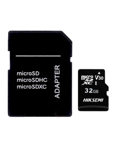 Hiksemi HS-TF-C1STD-32G-UM Cartão microSD com adaptador Hikvision - Capacidade 32 GB - Classe 10 | Velocidade R / W: 92/15 MB / 