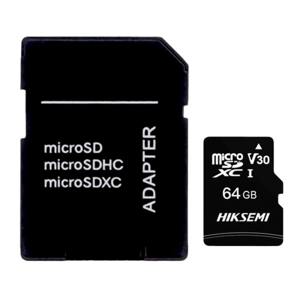Acquista HIKSEMI HS-TF-C1STD-64G-A Scheda microSD con adattatore Hikvision - Capacità 64 GB - Classe 10 | Velocità R/W: 92/30 MB