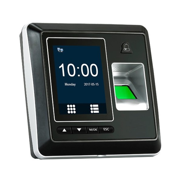 HYSOON HY-AC010 Controle de acesso autônomo - Pegada e Em - 3.000 gravações | 160.000 registros - TCP / IP, RS485 e Wiega