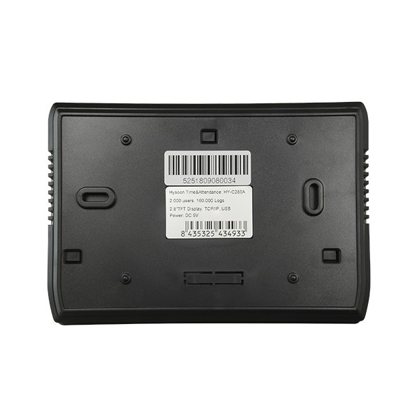 Comprar HYSOON HY-C280A Control de Presencia Hysoon - Huellas dactilares, tarjeta EM y teclado - 2.000 grabaciones / 160.000 reg