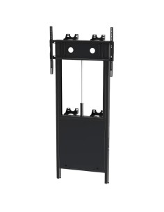 Kaufen IBOARD IB-EST009-W motorisierte Boden-Wand-Halterung – Traglast 150 kg – VESA 800x600 mm – höhenverstellbar