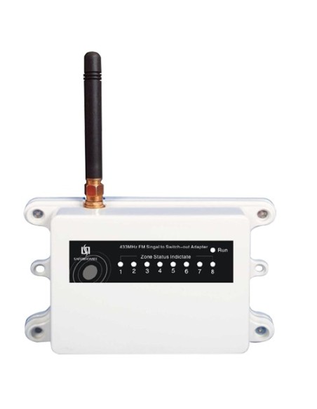 Acquista OEM IB-SH-REC-4 Ricevitore di barriere solari a infrarossi - 4 ingressi wireless - 4 uscite cablate - Fino a 6 dispo