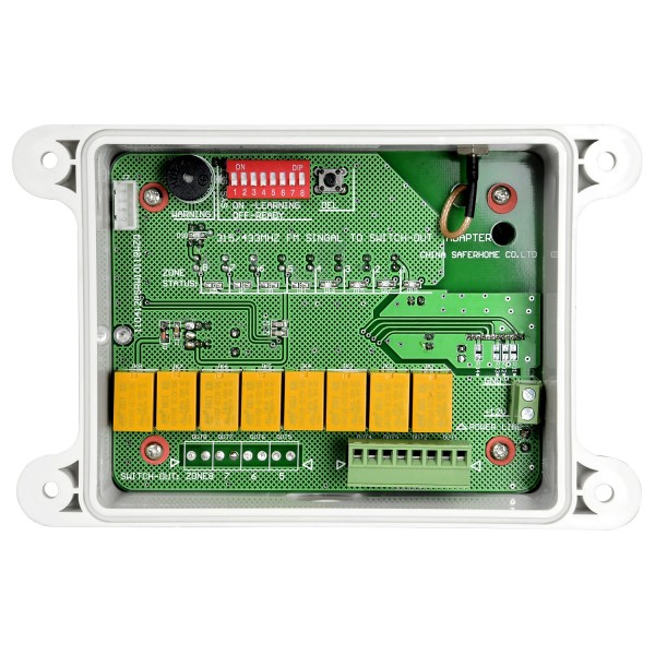 Acquista OEM IB-SH-REC-4 Ricevitore di barriere solari a infrarossi - 4 ingressi wireless - 4 uscite cablate - Fino a 6 dispo