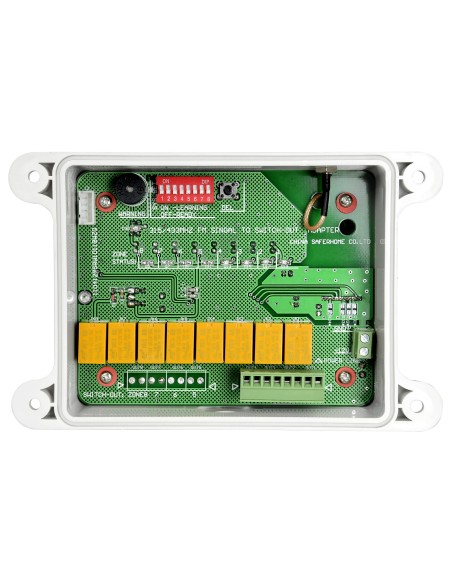Kaufen OEM IB-SH-REC-4 Empfänger für Infrarot-Lichtschranken – 4 drahtlose Eingänge – 4 kabelgebundene Ausgänge – Bis zu 6 Gerä…