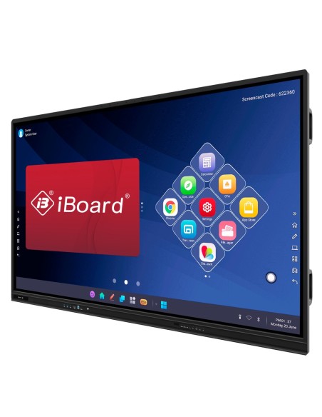 IBoard IB-TE-MP-55E1-V3 Monitor Interativo 55 & OT - 4K Resolução - Android 14 - 8 GB RAM e 128 GB ROM
