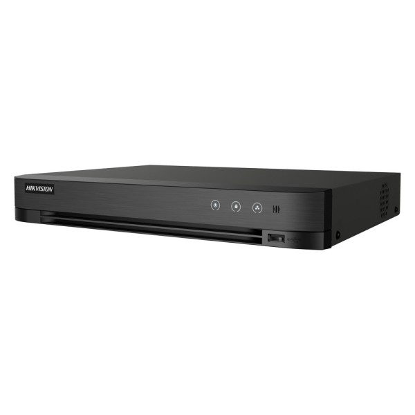 IDS-7204HUHI-M1 / X / 4A + 4 / 1alm Hikvision DVR 5N1 Gama Pro - 4 CH HDTVI / HDCVI / AHD / CVBS - até 8 canais IP - Resolu
